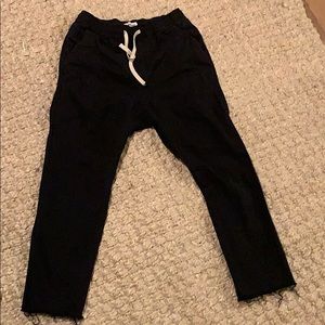 Zanerobe pants cut off at ankle